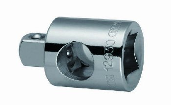 Адаптер-переходник с 3/8"(гнездо) > на 1/2", с отверстием для воротка (бегунок) 12930 SATA (1/6)