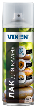 Лак для камня, спрей 520мл, VX24006 VIXEN (уп.12шт)