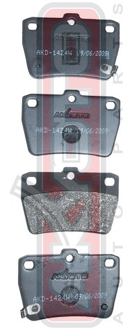PF-1424 Тормозные колодки Akyoto AKD-1424 T. RAV4 ACA2# 2000-2005  RR