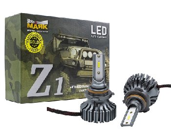 Лампа (LED аналог ксенона) HB3 9-30V 5000К 4000Lm WHITE (2 шт.), к-т  Маяк (Z1/9-30/HB3)