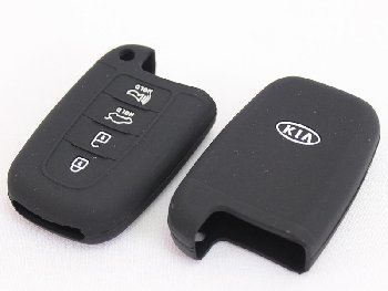 Чехол на ключ автомобильный силиконовый KIA (4 кнопки)SORENTO, FORTE, SPORTAGE, SHUMA, BORREGO