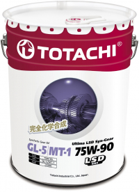 Масло трансмиссионное TOTACHI Ultima Gear LSD GL-5 75W90 (20 л.) синт (уп.6 шт.)