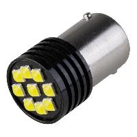 Светодиод T25 12V WHITE  9SMD (3030) BA15s  SKYWAY S08201544, (к-т 2шт.)