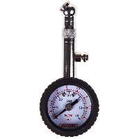 Манометр шин стрелочный, метал корпус, резиновая защита (4 атм) S07701006 Skyway (1/120)