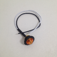 Фонарь габаритный 12/24V  3 SMD круглый D2 см водонепроницаемый, оранжевый , шт.