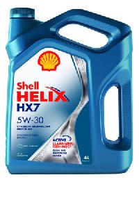 Масло моторное Shell Helix HX7  5w30, 4L  SN (1/4)  п/синт
