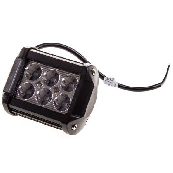 Фара светодиодная   92* 70* 40мм (6 диодов) 12/24V, 18W, Дальний свет, шт. SKYWAY S07201009 (1/40)