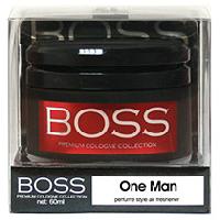 Ароматизатор на панель гелевый банка стекло BOSS One Man,60 мл BOSS-145 (1/40)