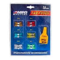 Предохранитель флажковый  (блистер 16 шт) 7.5A-30A,тестер-экстрактор, к-т FU-AI381-AS-16-T-RE  ABRO 
