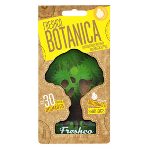 Ароматизатор подвесной пластина Botanica Медовый Ананас BTN-03  (уп. 5 шт.) 