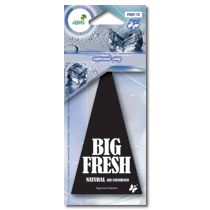 Ароматизатор подвесной пластина BiG FRESH Черный лед PABF- 74 