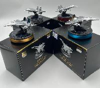 Ароматизатор на панель с солнечной батареей TM-803 Истребитель Золото