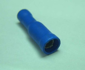 Клемма обжимная круглая D 4 мм/S2.5 с полной изоляцией МАМА, Синяя  FRD2-156