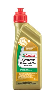 Масло трансмиссионное Castrol 75w 90 Syntrax Universal Plus, 1L  (уп.12 шт.)   GL5/GL4 синт.