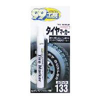 Маркер для резины TireMarker White, БЕЛЫЙ,  8 мл (SOFT 99) 09133      (1/50)