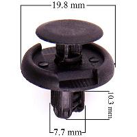 Пистон крепежный универсальный, шт.  SKYWAY S05601011 (уп.25 шт)