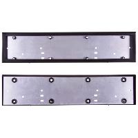 Рамка номера металлическая антивандальная, Черная, шт. SKYWAY S04101004 (1/20)