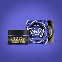 Ароматизатор на панель гелевый банка пластик Черный лед  SAVAGE TZ-107 Tensy (уп 40шт.) 