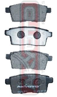 L2Y62648Z Колодки тормозные дисковые Akyoto AKD-L2Y7 MZ CX7/CX-9 2007-
