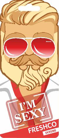 Ароматизатор подвесной пластина Территория мужчин SEXY, Интим (уп.10шт.)