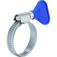 Хомут червячный-бабочка  40-60 мм ширина 10 мм (с пластиковой ручкой) Маяк (уп 50/500шт) (2-3/8)