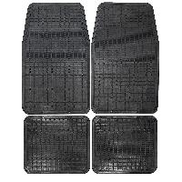 Коврики Резина 4 пр (п:64*40см,з:33*39см) Стандарт 009, Черный, к-т   SW S01704009 (1/12)