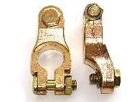 Клемма АКБ латунное покрытие, крепление-болт, к-т    (EuroType1)  КНР