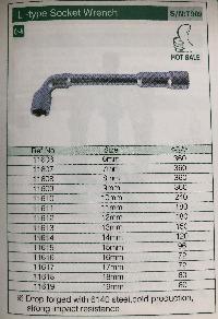 Ключ гаечный  L- type  6 мм 11606 TStop