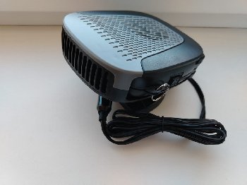Вентилятор с функцией обогрева 12 V, 150 Вт, черно-серый,  XF-5007