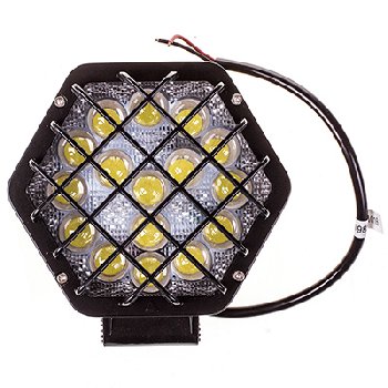 Фара светодиодная  130* 145 *30мм (16 диодов) 12/24V, 36W, Дальний свет, шт. SKYWAY S08401040 (1/30)