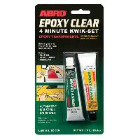 Клей двухкомпонентный эпоксидный прозрачный, 28.4 г, EC-520  ABRO  (уп.12 шт.) выв