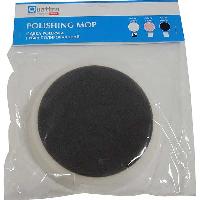 Губка полировальная (тип A) жесткая белая D 125мм, с липучкой QUATTRO (63906)