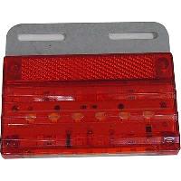 Фонарь габаритный 24V 20 SMD (+8SMD) 100* 60 мм, красный, шт.   (уп. 8 шт)