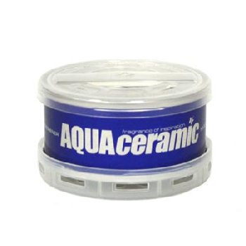 Ароматизатор на панель керамика банка металл AQUA CERAMIC Океанский бриз, 36 г.  MET- 15  (1/120)