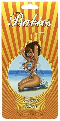 Ароматизатор подвесной пластина Babies Beach Babe Морская свежесть BBS-05   (уп. 5 шт.)