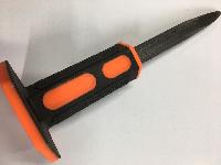 Зубило усиленное 250*18 с резиновым протектором, пика 