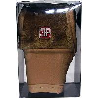 Чехол на ручку КПП кожа/мех P050PМ , Бежевый 