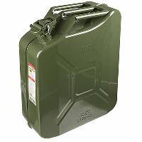 Канистра металлическая вертикальная, 20л, рычажная крышка, тройная ручка  S02601025  SKYWAY (1/4)