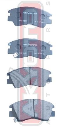 PF-3172 Тормозные колодки Akyoto AKD-3172 MMC  Pajero/Io/ Delica ->'99   FR