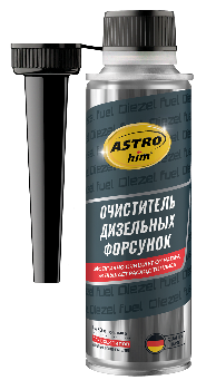 Очиститель форсунок дизеля, 300 мл (на 60л) метал флакон с лейкой AC191 ASTROhim  (уп.12шт.)