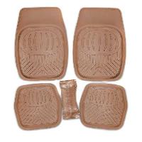 Коврики Полиуретан 5 пр (п:69*48см,з:48*48см,с:26*60см) ванночки, Rain-2, Бежевый, к-т S01702046(1/4