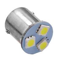 Светодиод T15 24V WHITE  3SMD 2W BA15s ULTRA (Маяк) (24Т15 -W/ A-35- 24)