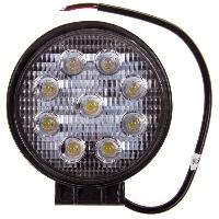 Фара светодиодная круглая D115*35 мм (9 диодов) 12V/24V, 27W, Ближний свет, шт.  SKYWAY S07201018