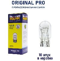 Лампа б/ц 12V 21W/ 5W  W3*16d  Маяк ORIGINAL PRO OEM 01215Бц/10, шт.  (уп 10 шт)  двухконтактная 