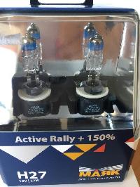 Лампа галогеновая Н27 12V 27W W1/ PG13 Active Rally+150 (72727/1AR+150) 2шт, к-т  Маяк