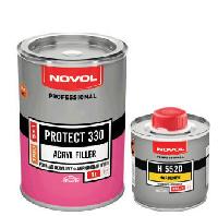 Грунт эпоксидный двухкомпонентный (черный) 1л. PROTECT 330 TRIO 5+1 MS  NOVOL (37341+35821)  (1/6)
