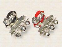 Клемма АКБ стальная, крепление-планка, с разветвителем, к-т.  Klemos (KL 048) 