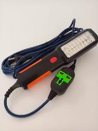 Лампа-переноска 220V, пластик корпус, 18 SMD, шнур 5 м с удлинительной розеткой  HX-15A