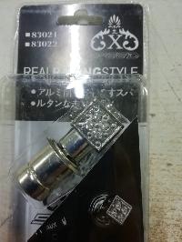 Прикуриватель декоративный серебро / стразы квадрат