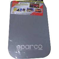 Брызговик плоский 440*285, надпись SPARCO,  cерый, большой,  (2 шт), к-т  AC-293-2
